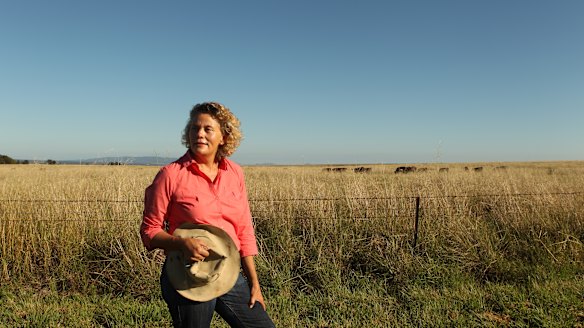 Fiona Simson, president of the NSW Farmers' Association on her property Liverpool Plains.