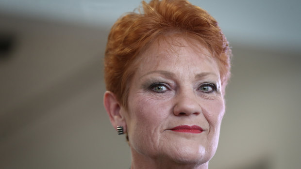 Pauline Hanson didn't let the comments go by unchecked.