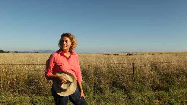 Fiona Simson, president of the NSW Farmers' Association on her property Liverpool Plains.