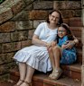 Amber Synnott and her daughter Henrietta, who plans to move to another school at year 5. 