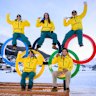 Australian Winter Olympic medallists Jakara Anthony, Josie Baff and Cooper Woods (top), Matt Graham and Scotty James at Livigno, on day 8 of the 2026 Winter Olympics in Italy