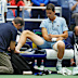 Alexander Blockx is battling numerous injuries in his match against Karen Khachanov.
