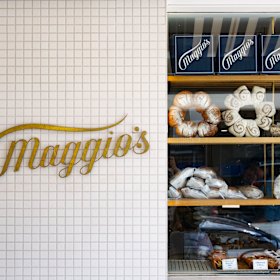 The exterior of Maggio’s in North Ryde. 