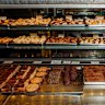 The cake cabinet.
