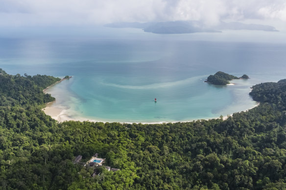 The resort’s surrounding rainforest is the jewel of Langkawi.