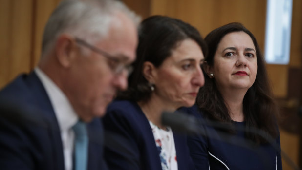 Premiers Gladys Berejiklian (NSW) and Annastacia Palaszczuk (Queensland) will not follow Prime Minister Malcolm Turnbull's lead.