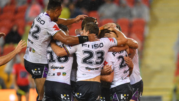 Top dogs: The Storm are once again the team to beat.