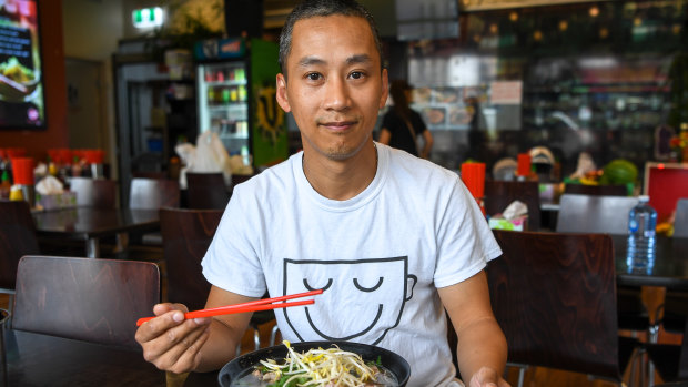 Hung Nguyen has a come up with a very Footscray way of measuring the pace of gentrification sweeping the suburb: the price of a bowl of pho. 