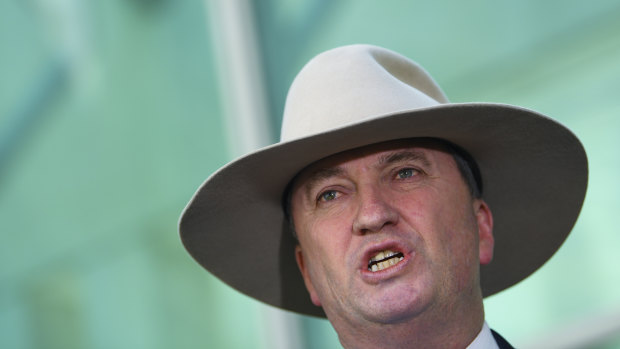 Deputy Prime Minister Barnaby Joyce hit back at the prime minister, calling his comments 'inept'.