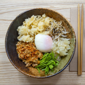 Mazesoba noodles.