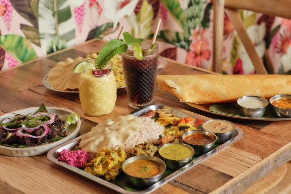 The sadyha includes 12 Kerala dishes.
