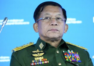Junta chief Senior General Min Aung Hlaing.