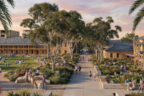 Improved pedestrian connections would better link the site to Oxford Street and Moore Park.