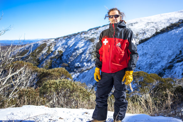 Billy Barker is head of ski patrol at Mount Hotham. He also writes all the weather reports for the resort. Pictured in June, 2016.