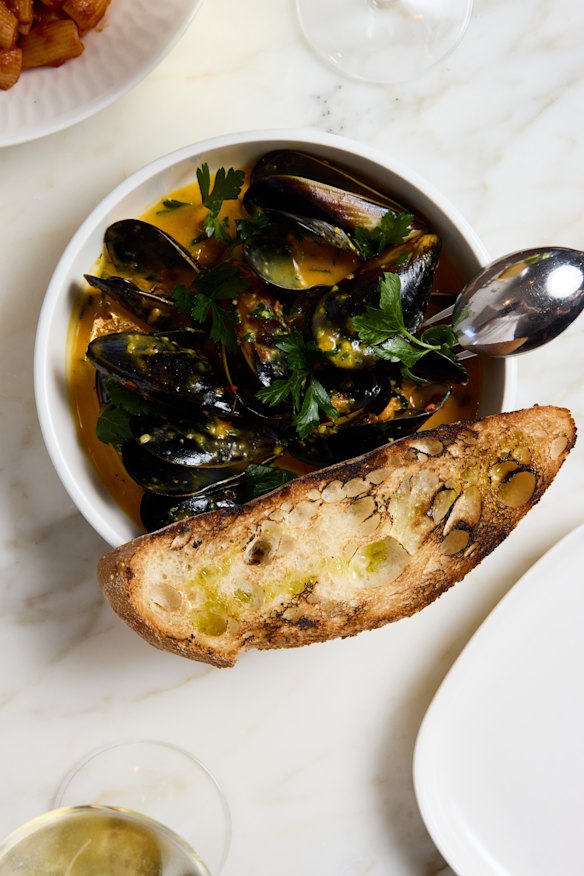 Mussels.