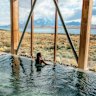 Poolside at Tierra Patagonia.