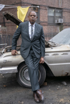 Forest Whitaker as Ellsworth “Bumpy” Johnson in Godfather of Harlem.