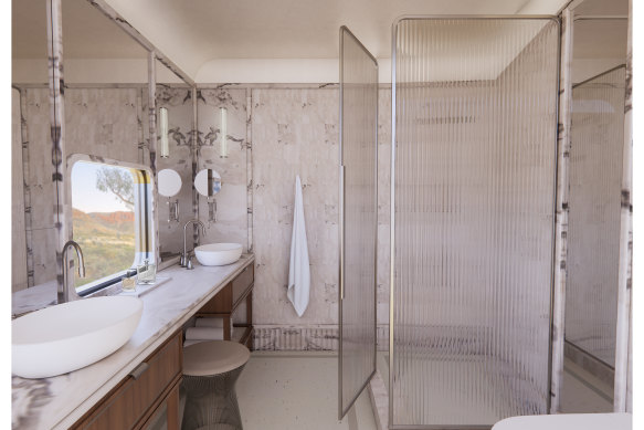 Up a notch… Suite Australis Bathroom.