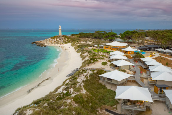 Pinky Beach at Discovery Resorts Rottnest Island.