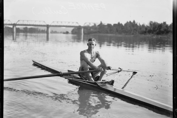 Bobby Pearce ahead of the 1928 Olympics.