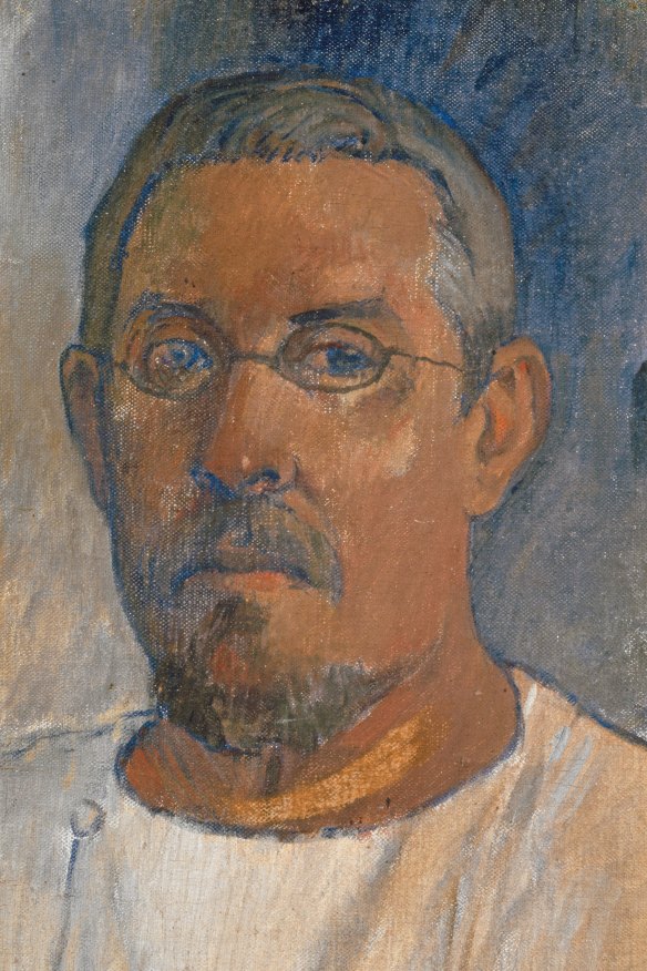 Paul Gauguin’s Portrait of the artist by himself, 1903.