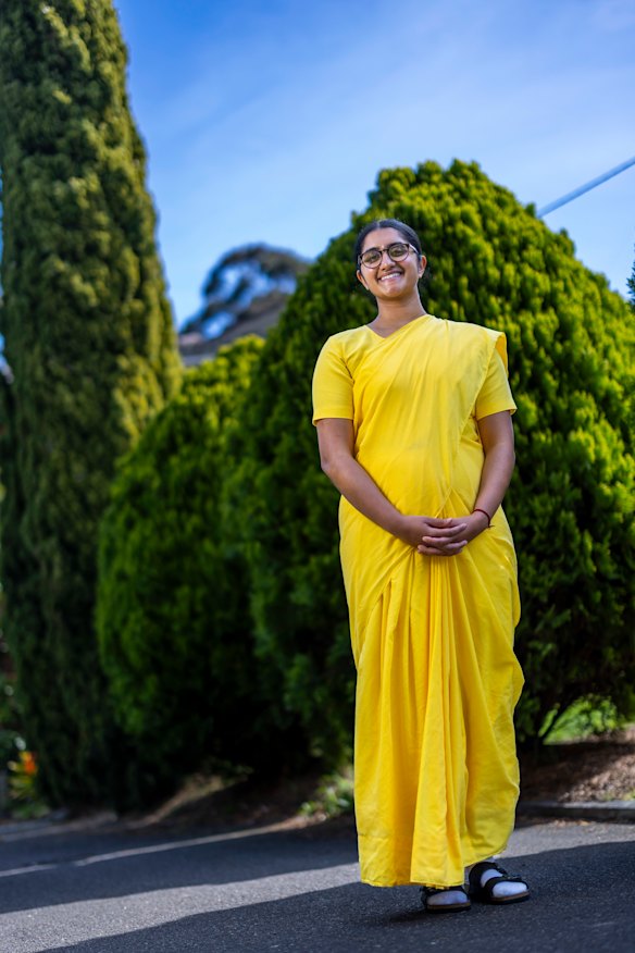 Vasudha Chaitanya, also known as Brahmacharini Vasudhaji, has been the resident monk in Templestowe since 2023.