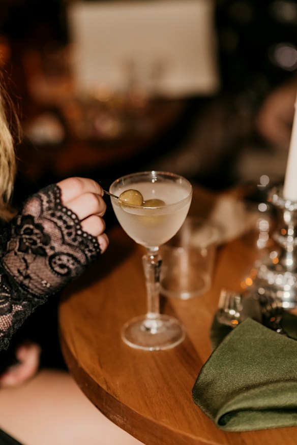 The house martini is made with Winding Road Citrus and Sea Gin. 