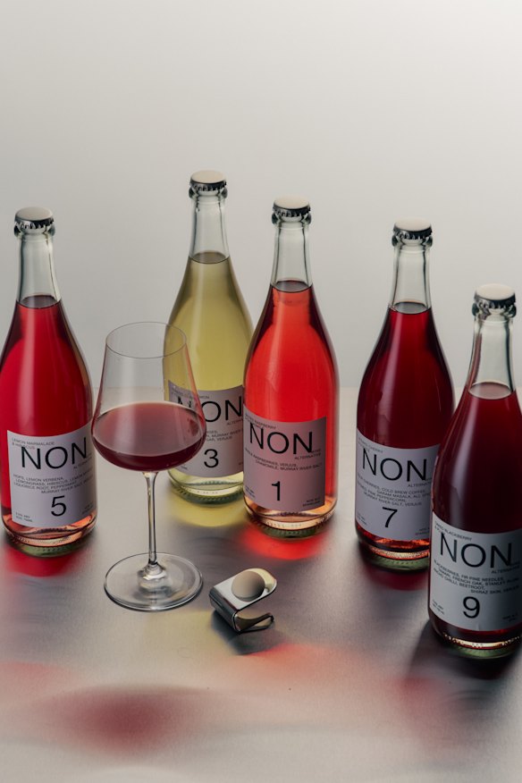 A selection of Non non-alcoholic drinks. 