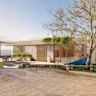 An artist impression of what the proposed Alchemy Sauna might look like above the North Cottesloe Surf Life Saving Club.