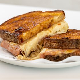 Hector’s HCT is a riff on the classic ham, cheese, tomato trifecta.