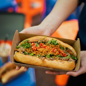 Cold cuts banh mi.
