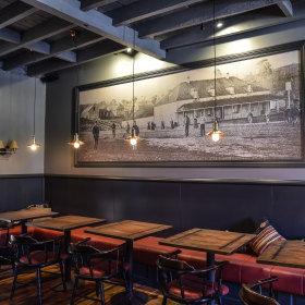 The dining room. 