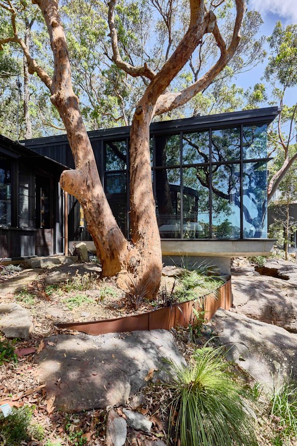 The renovation included transforming what was formerly the main bedroom into a guest wing.