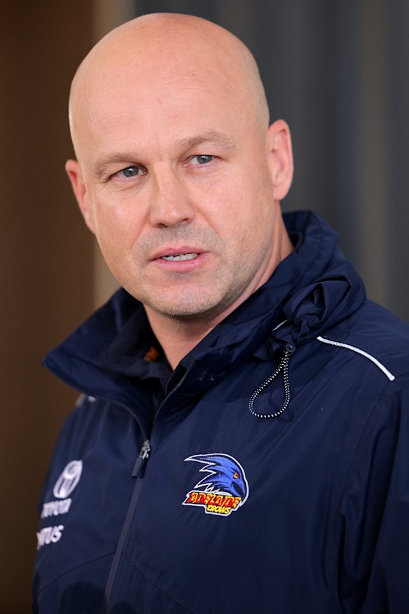 Crows coach Matthew Nicks.