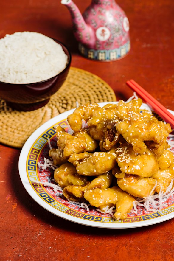 Honey chicken.