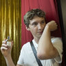 Singer Torye Sivan with the new fragrance from his lifestyle brand Tsu Lange Yor
