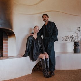 Manly couple Sophie and James Raper