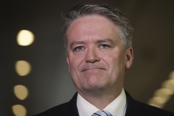 Finance Minister Mathias Cormann, who is being lobbied by the CPSU to drop a cap on the number of public servants.