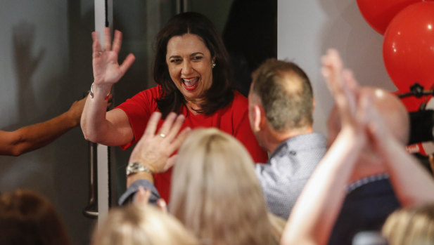 Queensland Premier Annastacia Palaszczuk's Labor Party received strong support in the capital.