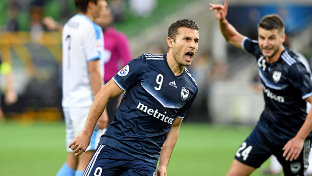 Melbourne Victory's Kosta Barbarouses scored the only goal of the match.