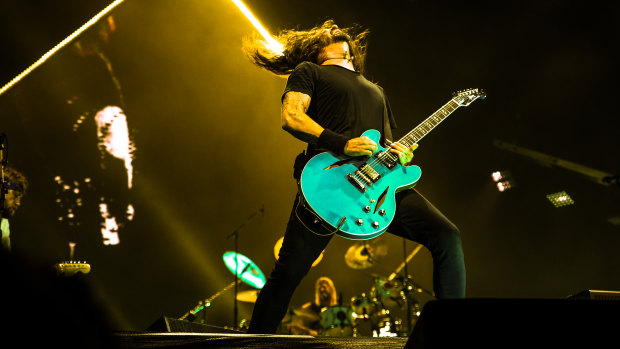 Grohl keeps Brisbane enthralled during a hits-heavy set.