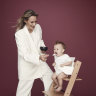 Emma Isaacs with her sixth child, Louis; she live-streamed his home birth last year, despite many advising against it: 
“I think the reason I’m put on this planet is to inspire women.”