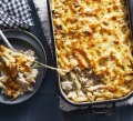 RecipeTin Eats’ chicken Alfredo pasta bake.