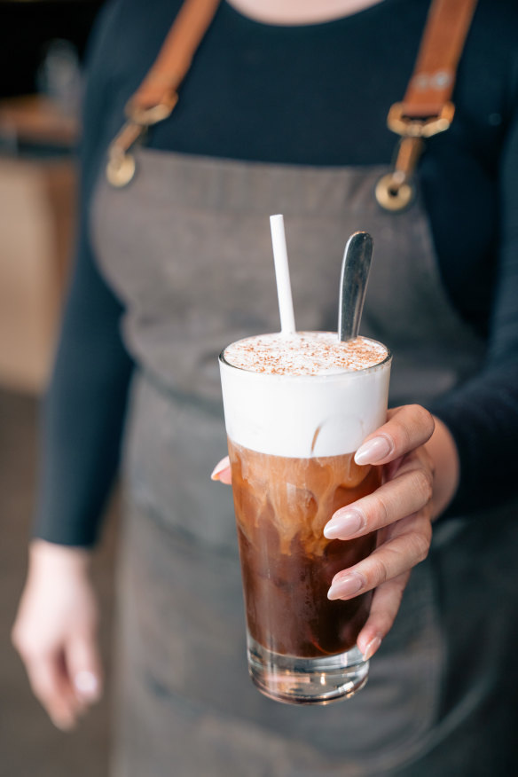 Axil’s freddo cappucino is inspired by a popular drink in Greece.