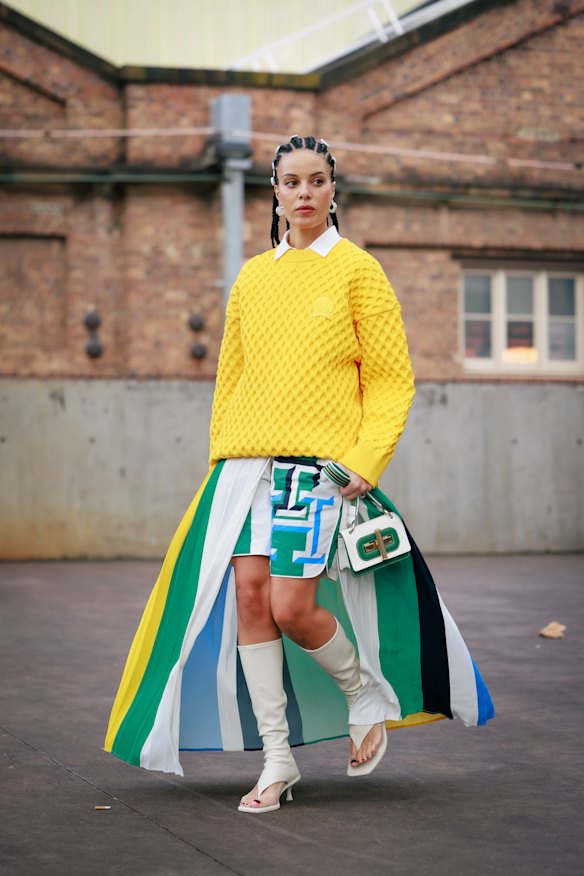 Day four at Australian Fashion Week 2024 at Carriageworks, Sydney.