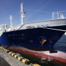 The Excool at port in Yokohama.
