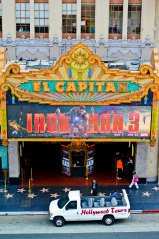 The famous El Capitan Theatre on Hollywood Boulevard.