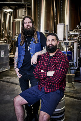 It's 'Newtown meets Fyshwick' in new winter ale, Jack Froth. Young Henrys brewery owners Oscar McMahon and Dan Hampton will launch the beer at a party at Transit Bar on July 14.