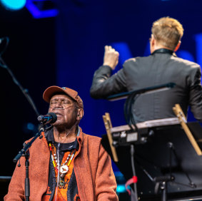 Archie Roach performed new song, One Song, in Melbourne on Saturday night.