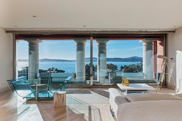 Blue views from this Belle Epoch beauty.